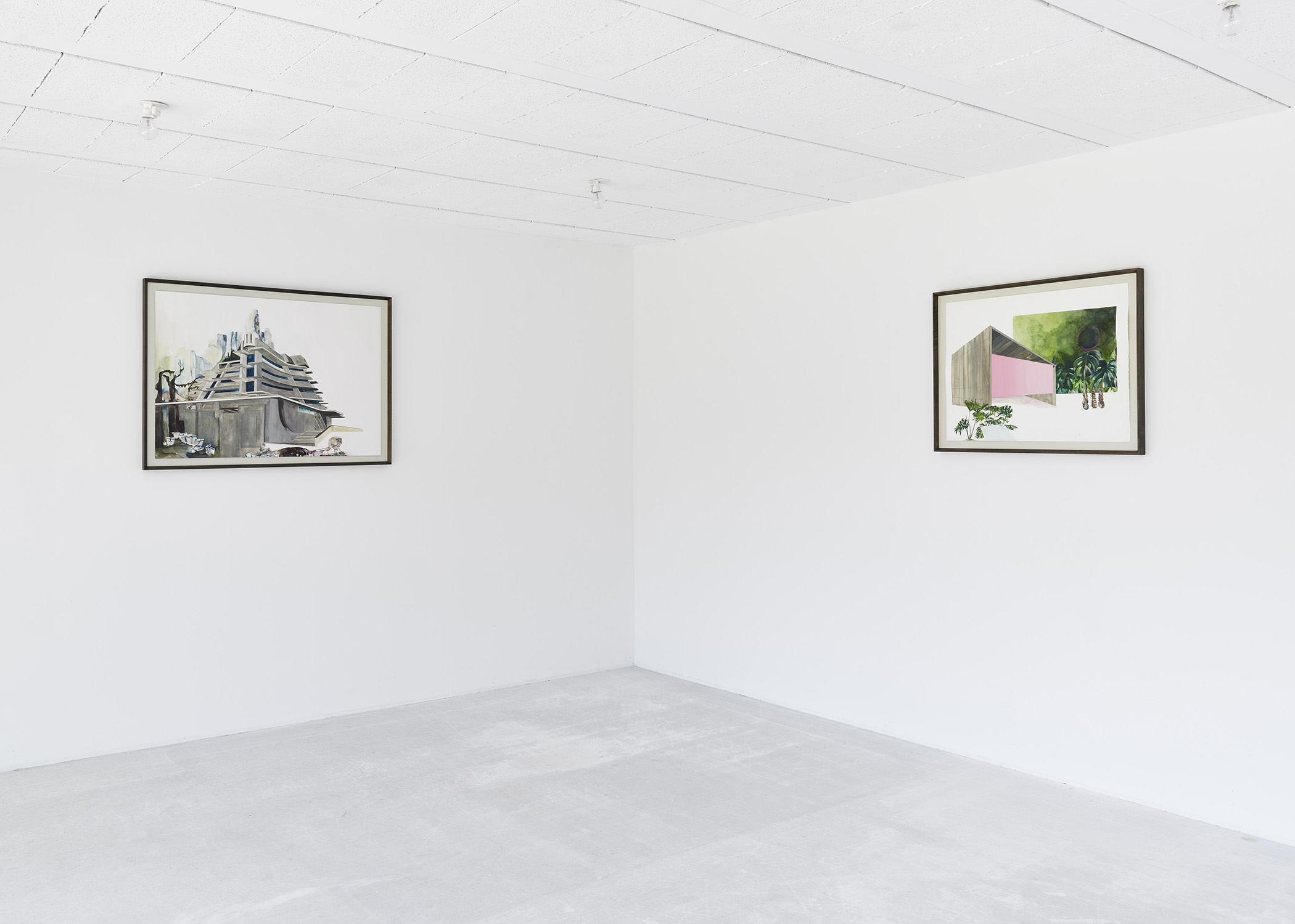 Group Show, Isa Melsheimer, Galerie Esther Schipper, Domaine du Muy, France.