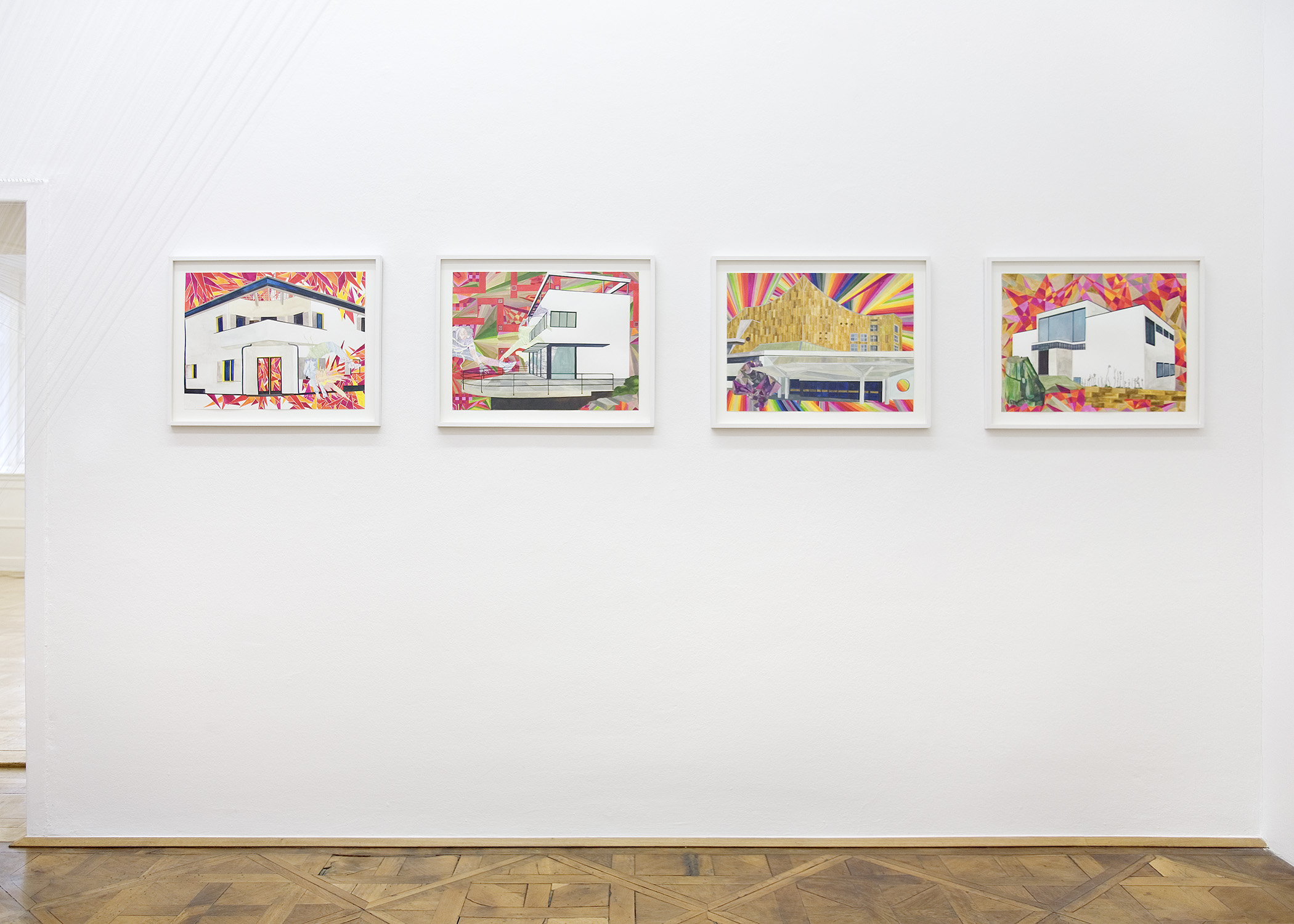 Isa Melsheimer, Land aus Glas, Galerie Nächst St. Stephan, Wien.