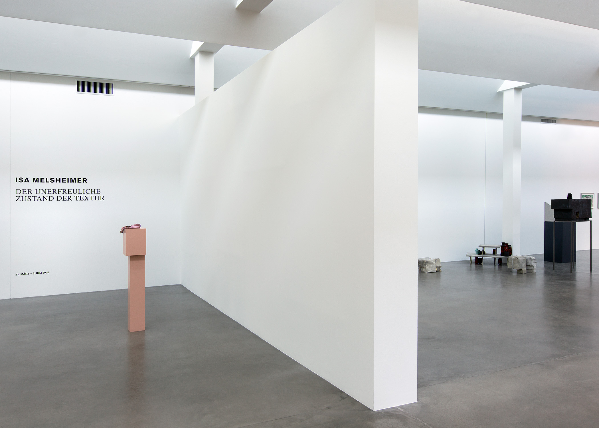 Isa Melsheimer Der unerfreuliche Zustand der Textur KINDL – Zentrum für zeitgenössische Kunst, Berlin.