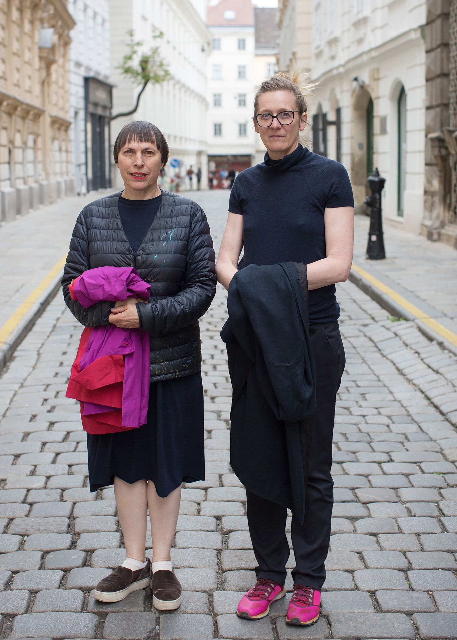 Polly Apfelbaum and Isa Melsheimer, Vienna 2019.
