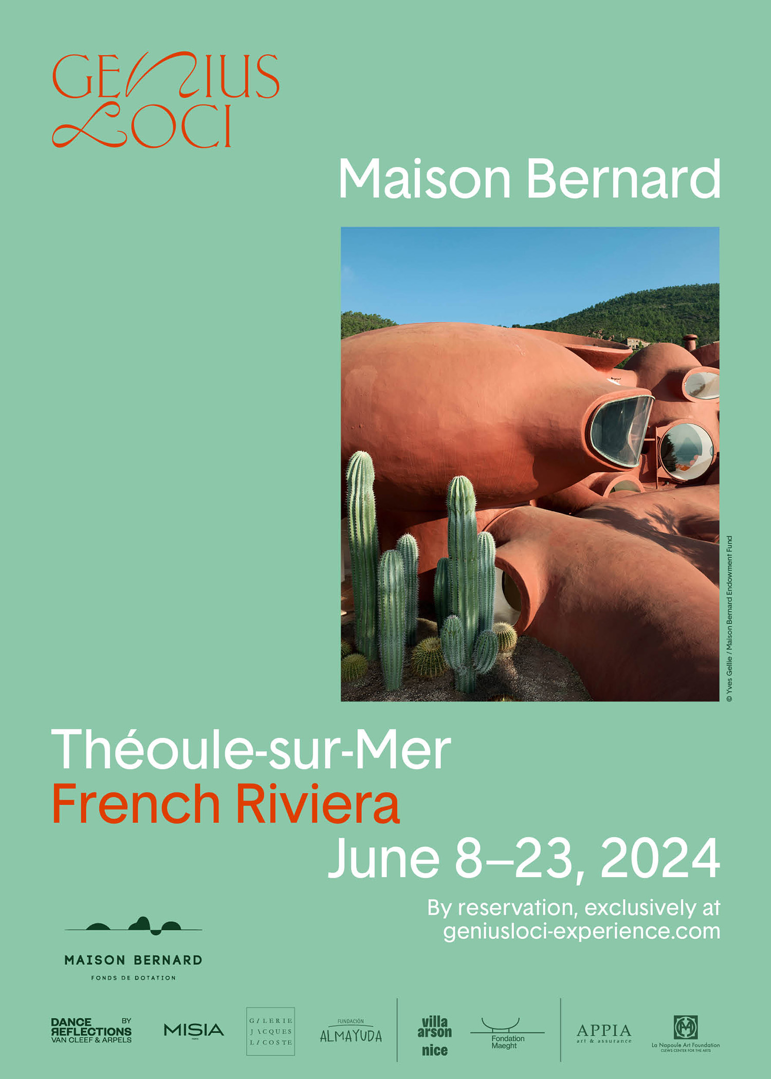 Isa Melheimer, Maison Bernard Genius Loci, Théoule-sur-Mer, Cannes, France.
