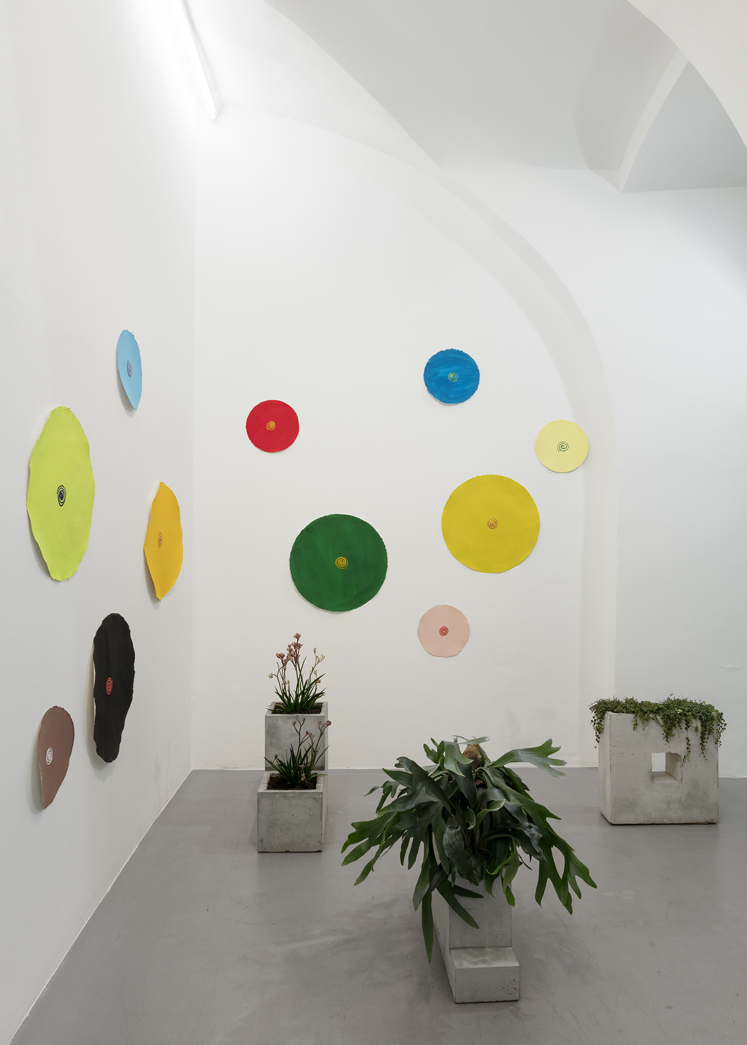 Isa Melsheimer, Via Appia, Galerie Nächst St. Stephan Rosemarie Schwarzwälder, Wien, Austria mit Polly Apfelbaum.
