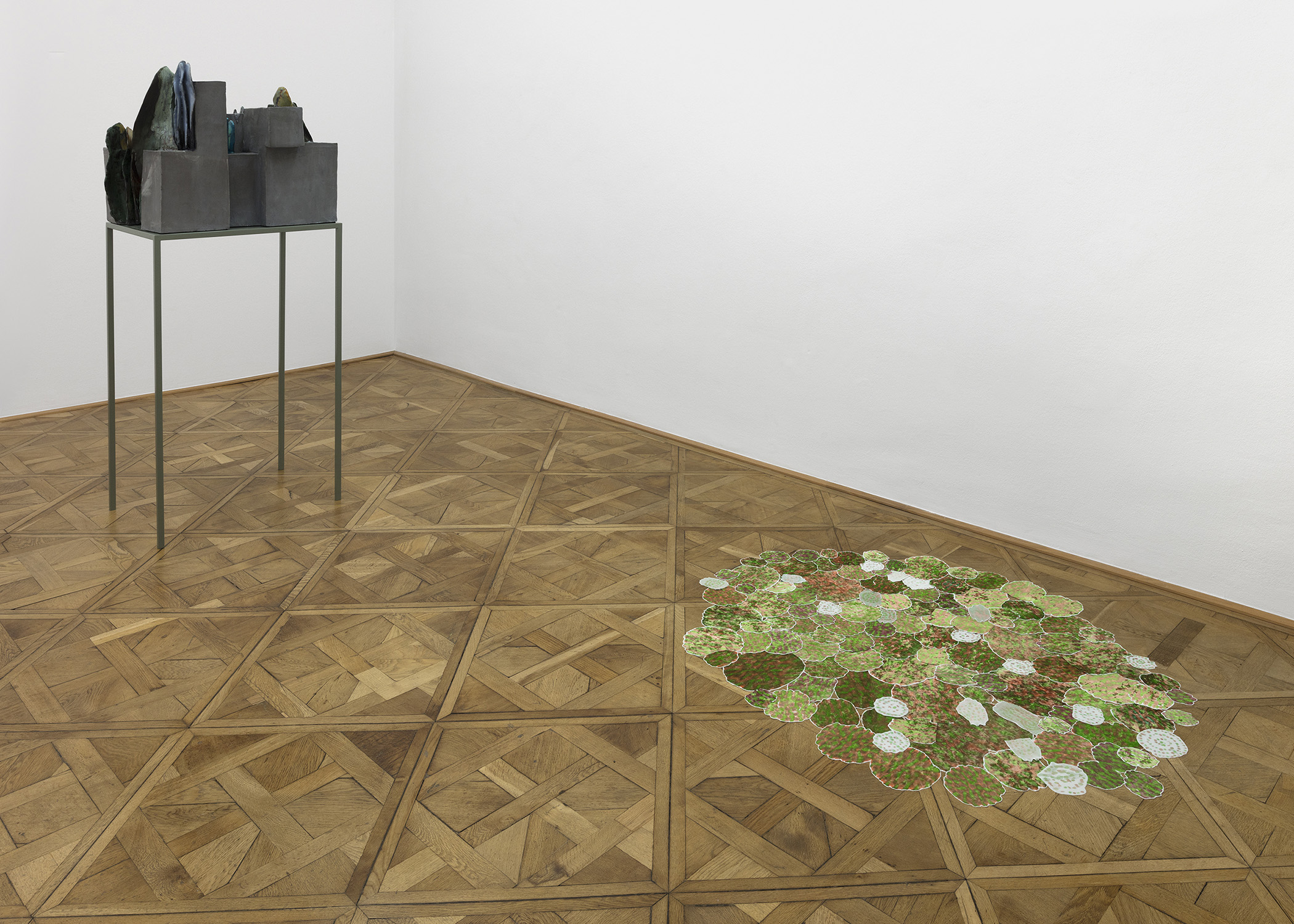 Isa Melsheimer, Via Appia, Galerie Nächst St. Stephan Rosemarie Schwarzwälder, Wien, Austria (mit Polly Apfelbaum) (Kat).