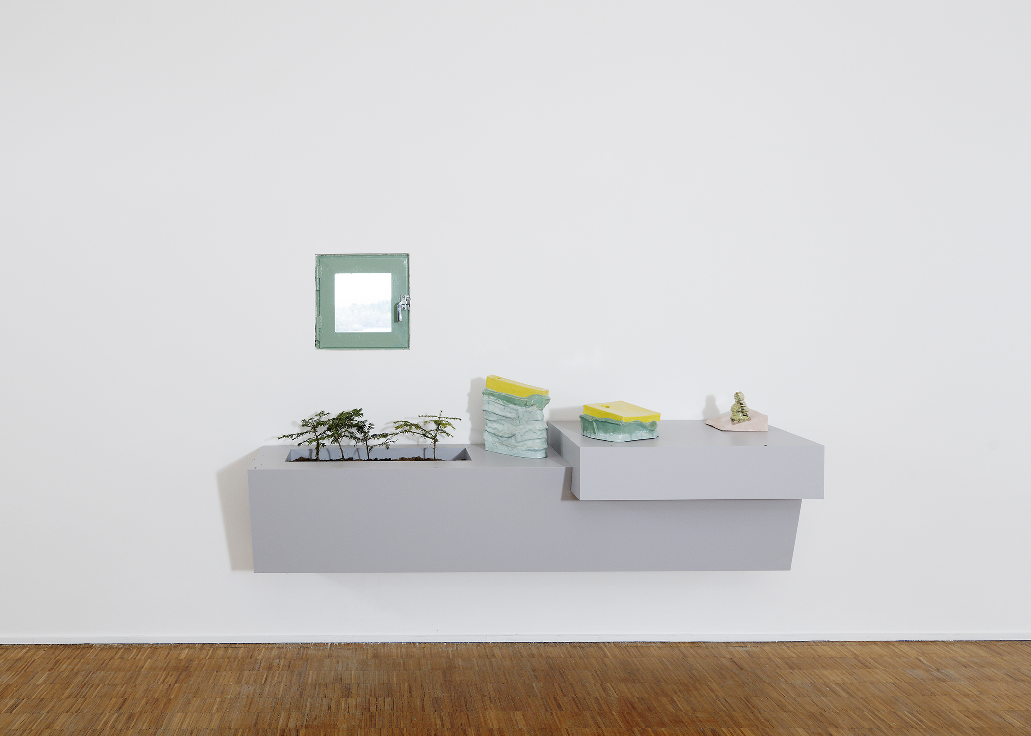 Isa Melsheimer, CONCRETE BODIES ARE FINITE Centre international d'art et du paysage Île de Vassivière.