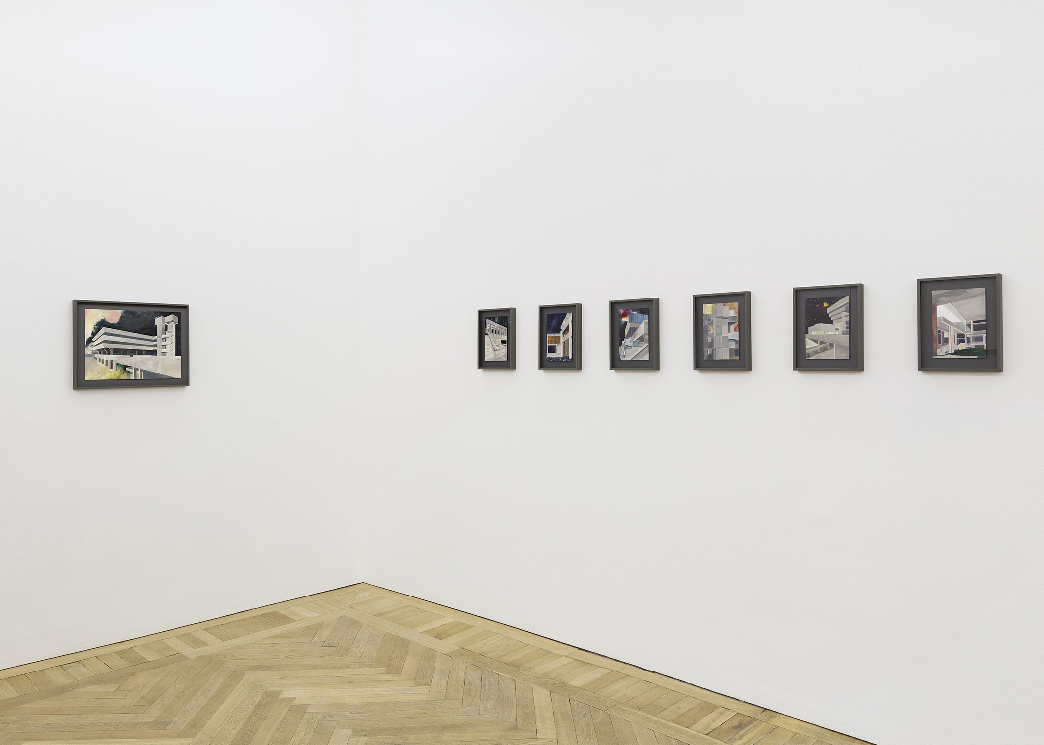 Isa Melsheimer, Über die Dünnhäutigkeit von Schwellen Esther Schipper, Berlin.
