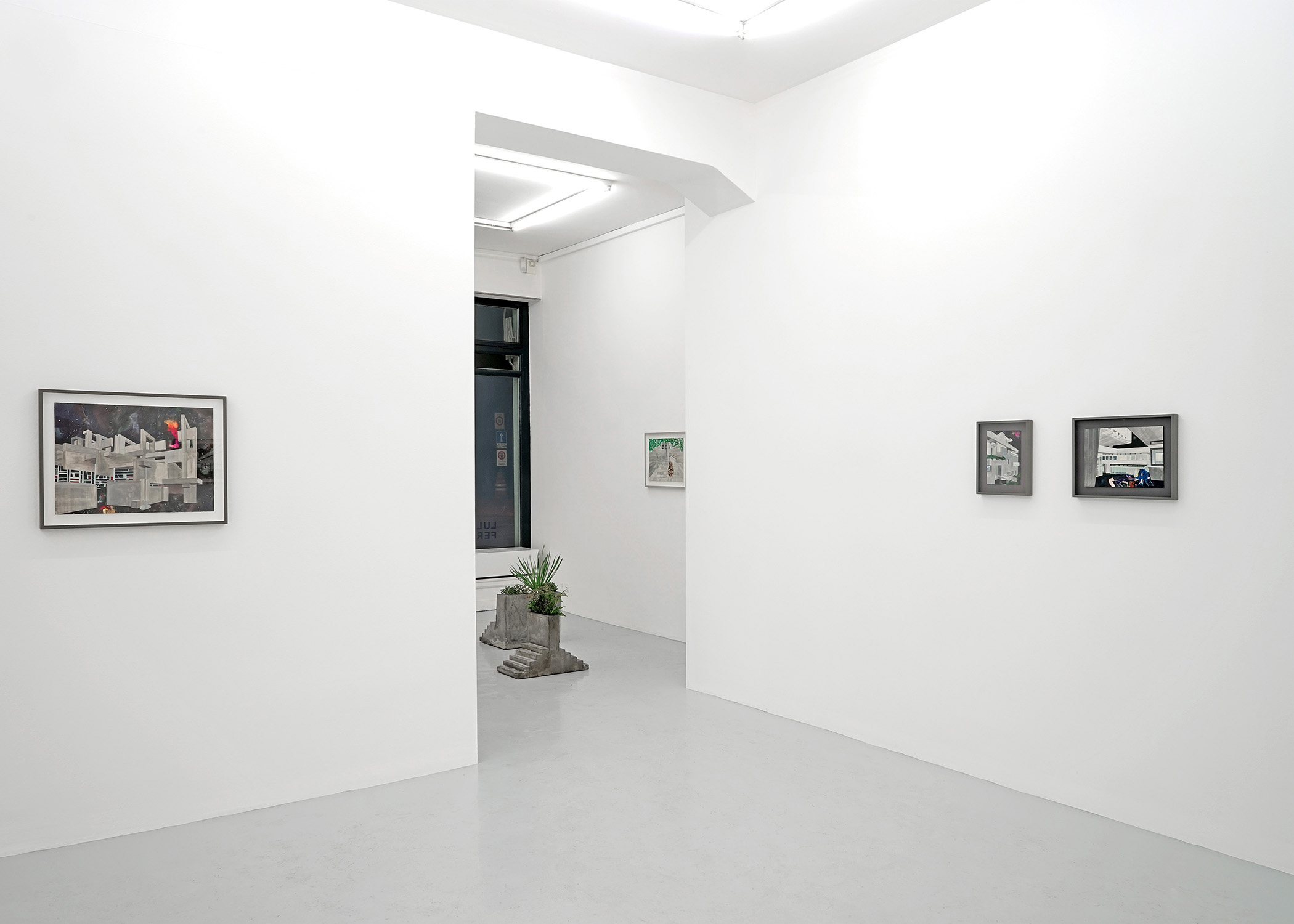 Isa Melsheimer, Crystal Space, Lullin + Ferrari, Zürich, Switzerland.