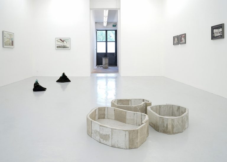 Isa Melsheimer, Crystal Space, Lullin + Ferrari, Zürich, Switzerland.