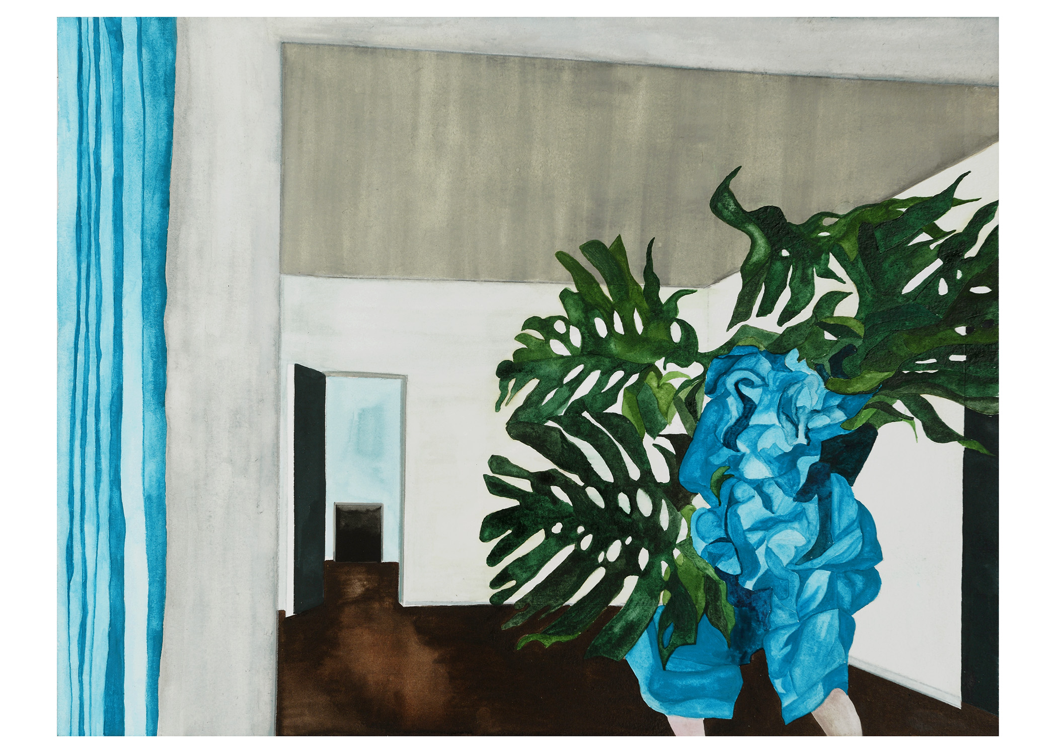 Isa Melheimer, Dachgarten, Galerie Jocelyn Wolff, Paris.