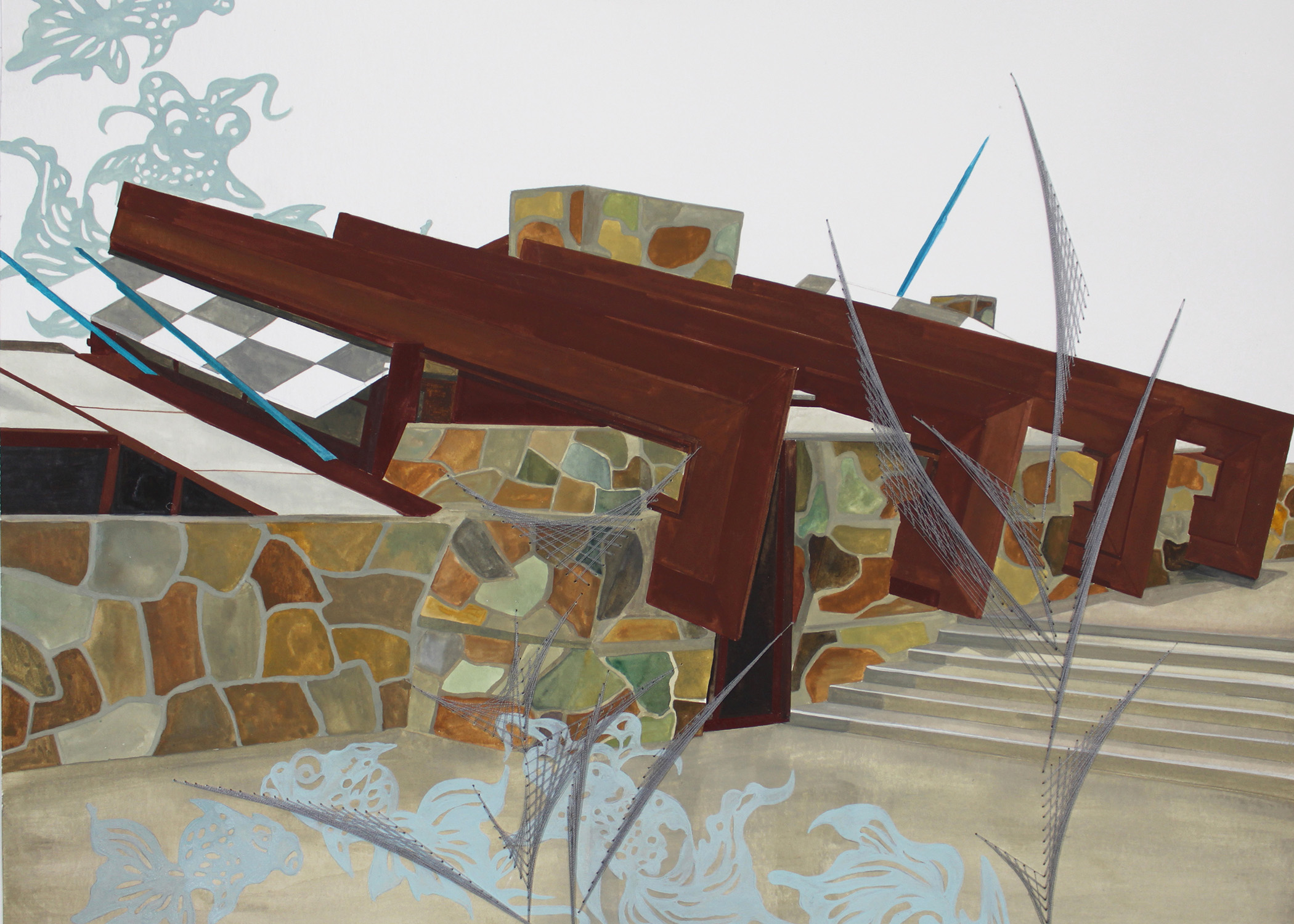 Isa Melsheimer, Vermilion Sands and Other Stories from the Neon West. Santa Monica Museum of Art.