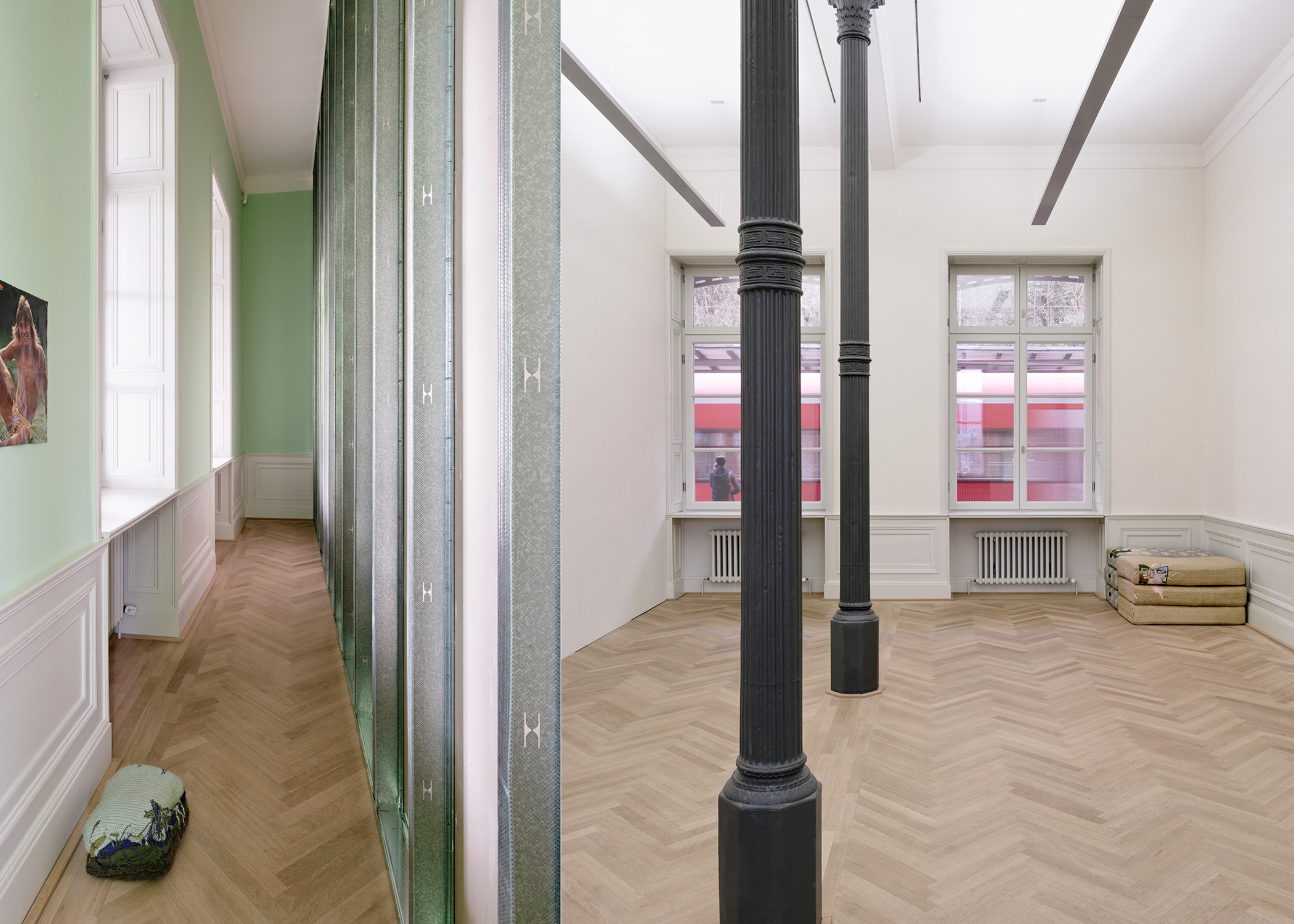 Isa Melsheimer,Fremdenzimmer Arp Museum Bahnhof Rolandseck.