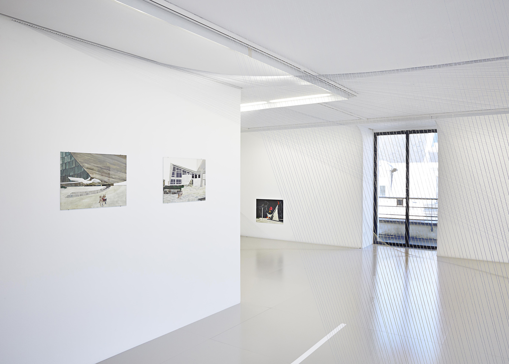 Espace Louis Vuitton, Paris, Le Fil Rouge with Isa Melsheimer.