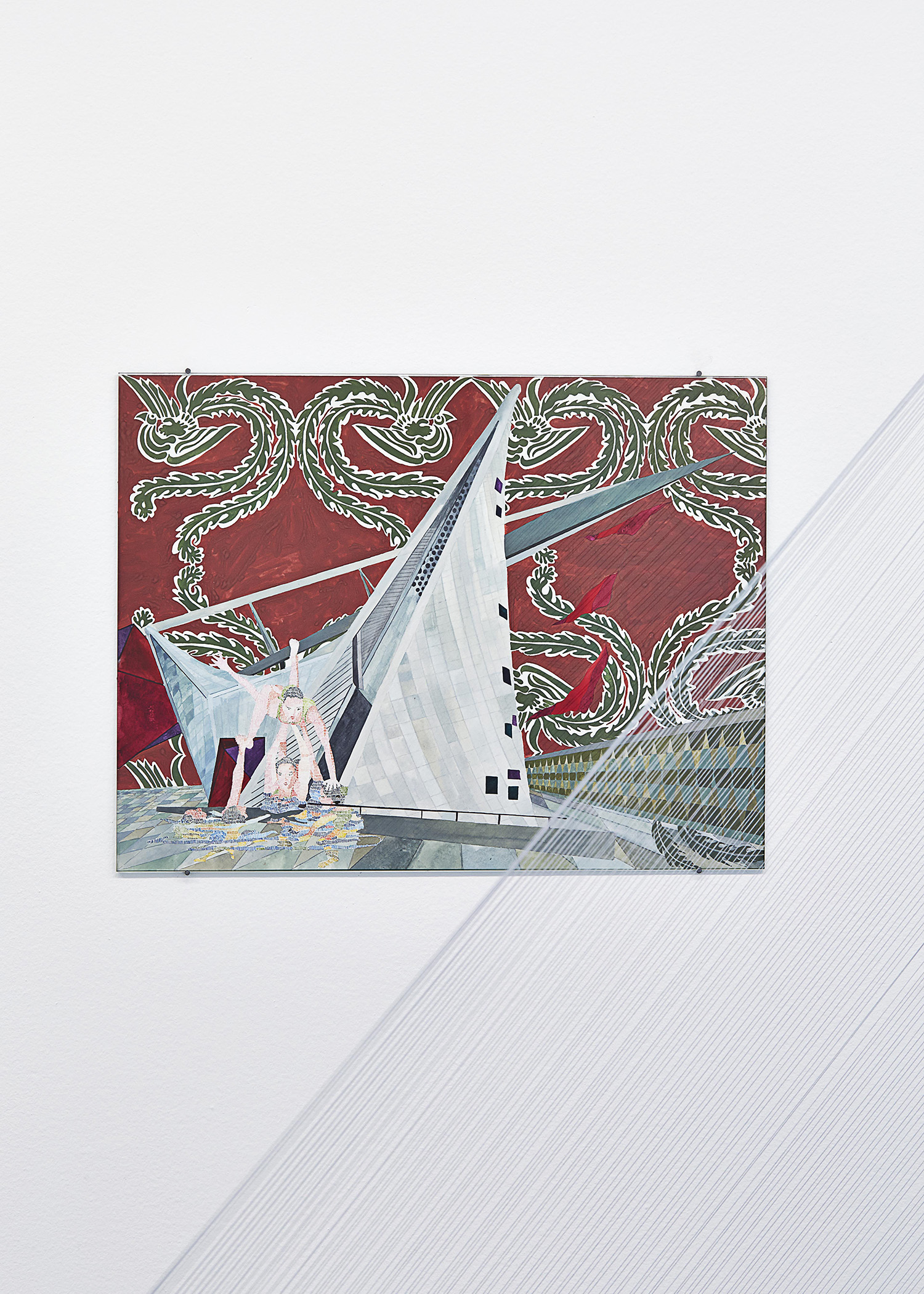 Espace Louis Vuitton, Paris, Le Fil Rouge with Isa Melsheimer.